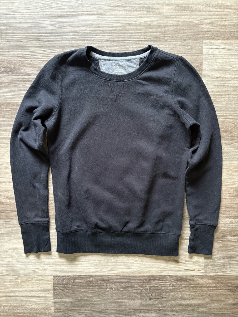 Tek Gear Ultra Soft Fleece Crewneck Sweatshirt S Charcoal Gray + Measurements